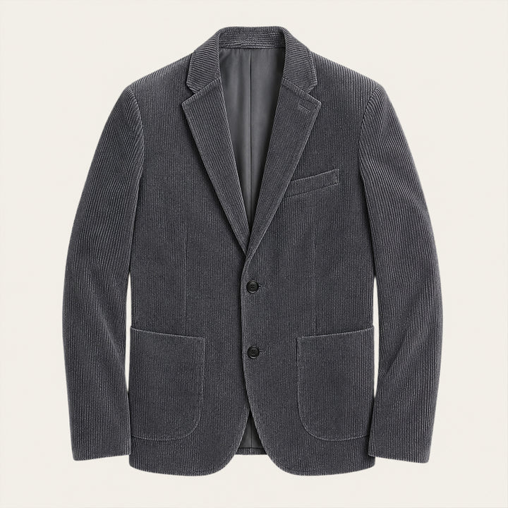 The Livorno Men’s Vintage Casual Slim Fit Corduroy Blazer Jacket
