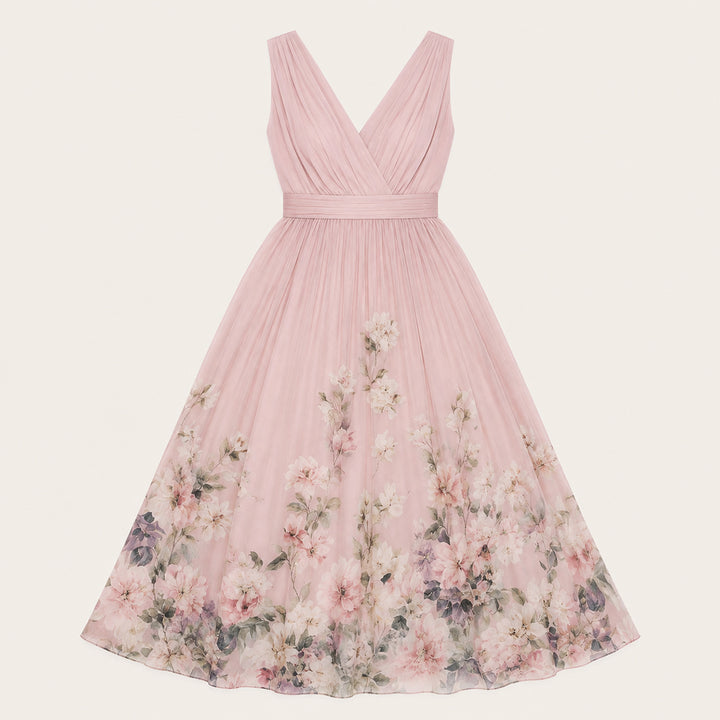 Floral Wedding Guest Maxi Dress