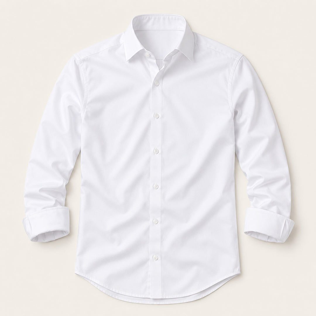 The Pordenone Men’s Slim Fit Stretch Button Down Dress Shirt