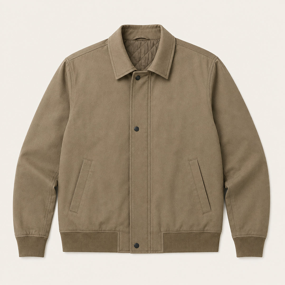 The Princeton Men’s Slim Fit Lightweight Casual Zip Jacket