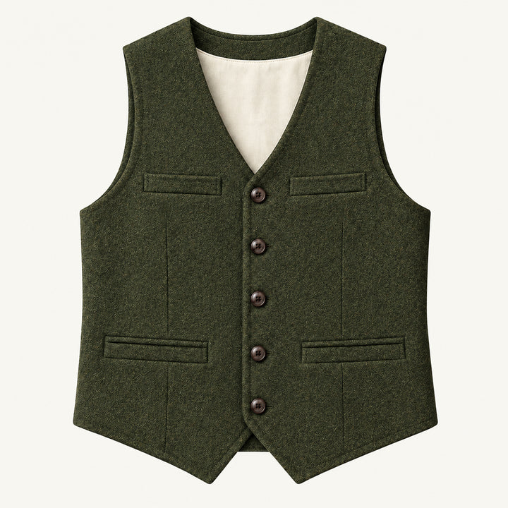 The St. Andrews Men's Elegant Button Up Vintage Vest