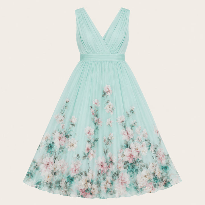 Floral Wedding Guest Maxi Dress
