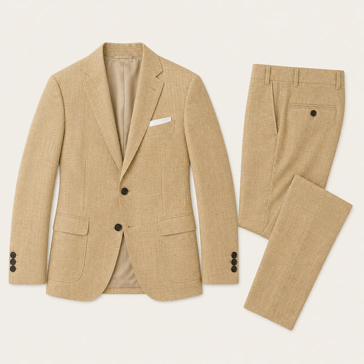 Men’s Slim Fit Set – Two Piece Business Wedding Suit