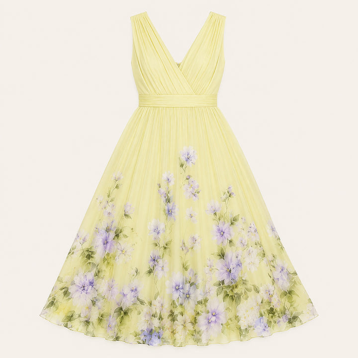 Floral Wedding Guest Maxi Dress