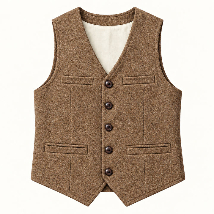 The St. Andrews Men's Elegant Button Up Vintage Vest