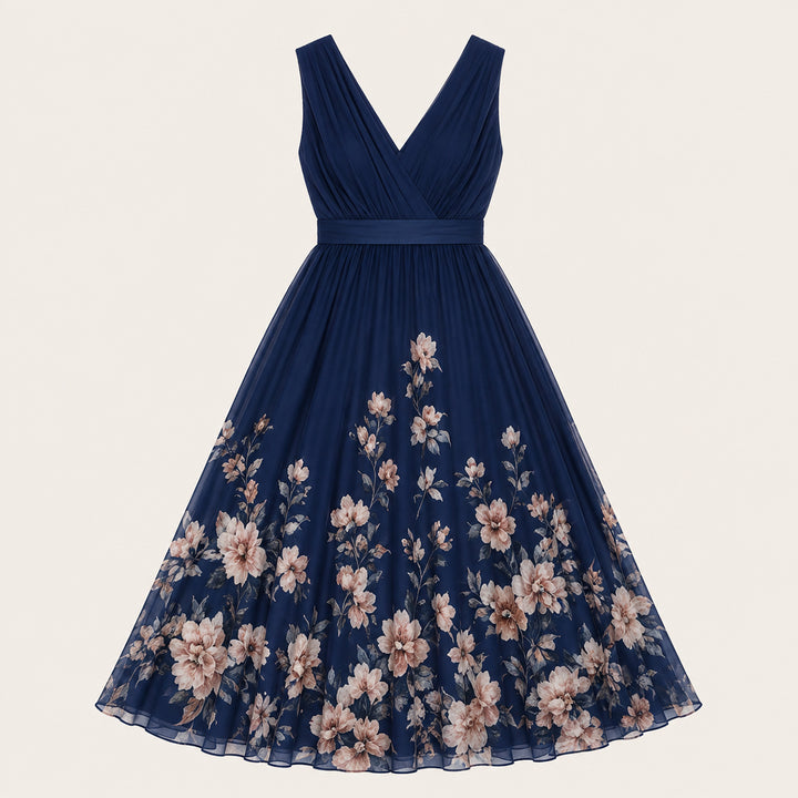 Floral Wedding Guest Maxi Dress
