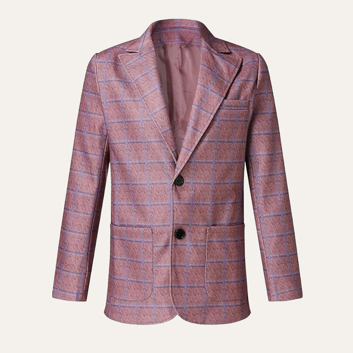 The Garda Porto Men’s Checked Double Breasted Plaid Blazer - Wedding Guest