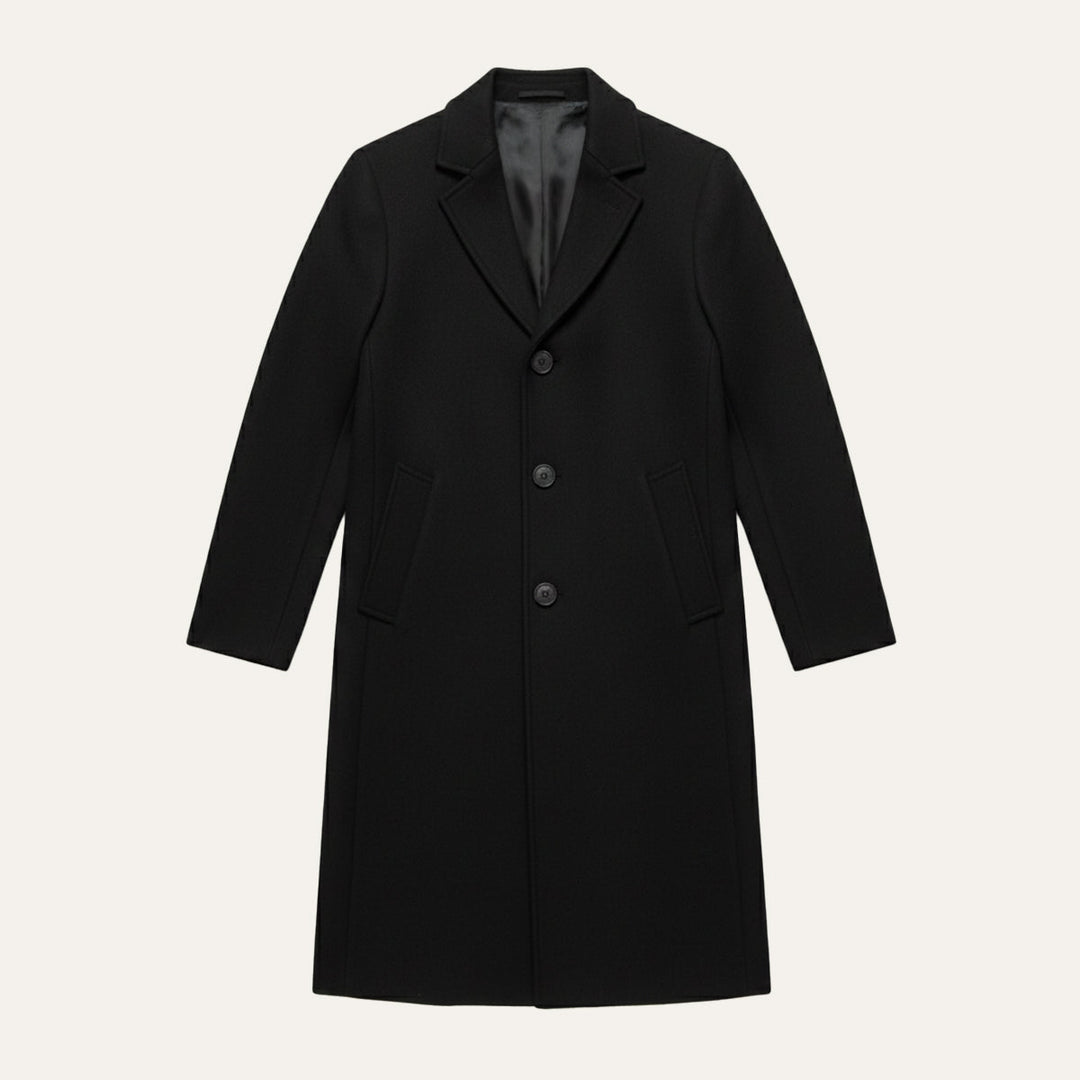 The Belmont Men’s Elegant Classic Wool Overcoat