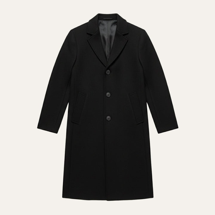 The Belmont Men’s Elegant Classic Wool Overcoat
