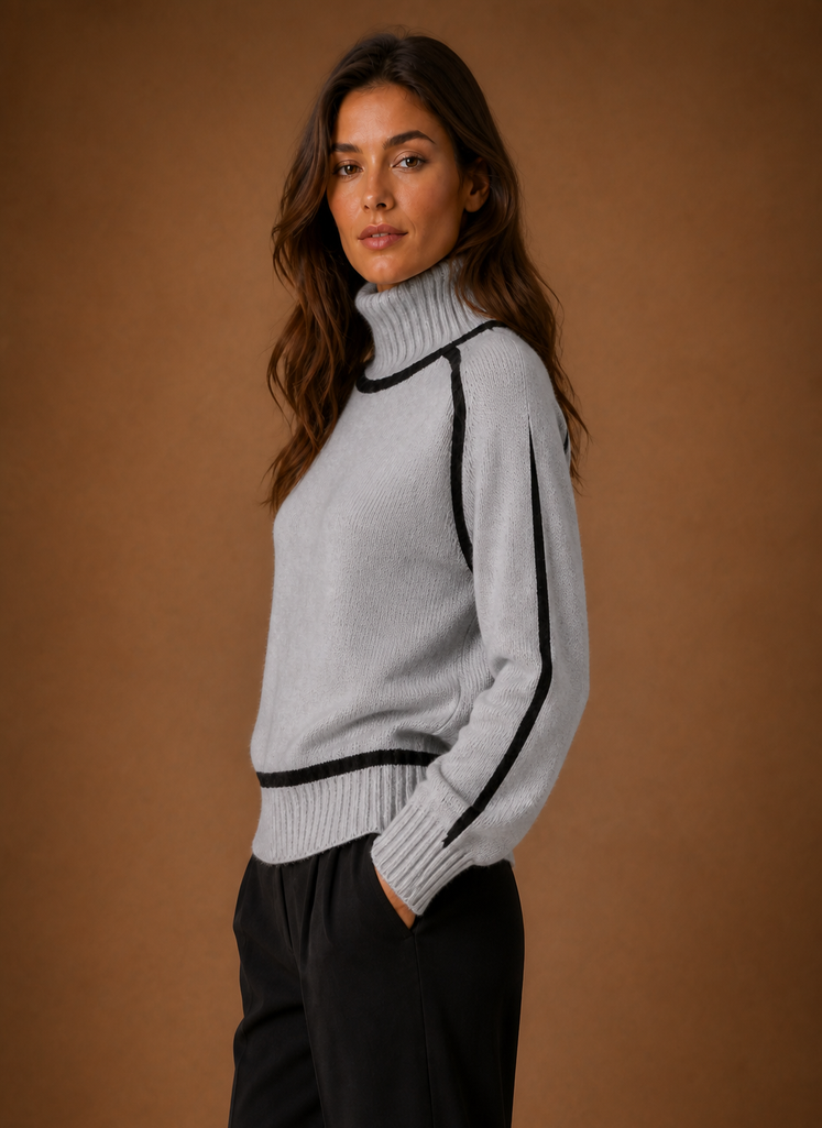 Women's Cozy Wool Blend Turtleneck Sweater