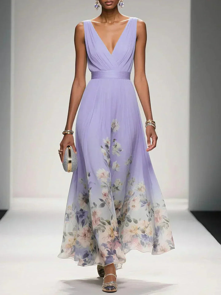 Floral Wedding Guest Maxi Dress