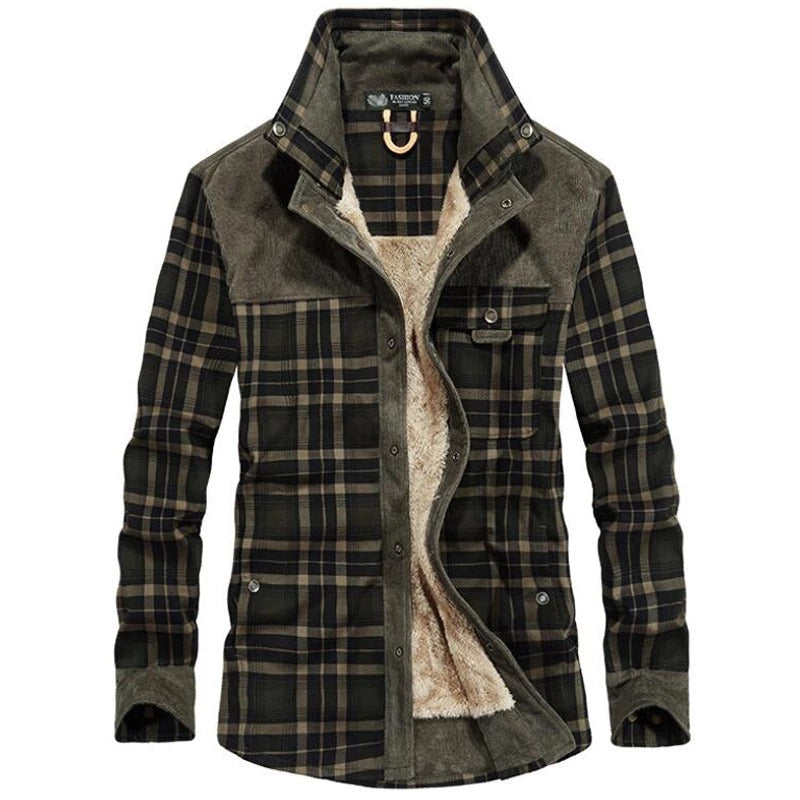 Men's Plaid Cotton Admiral Jacket