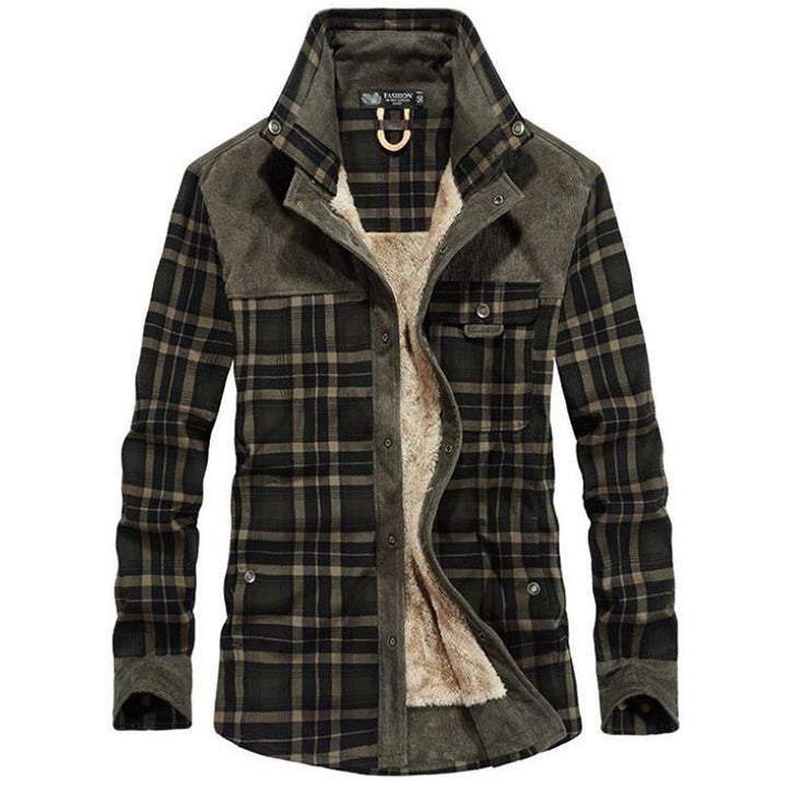 Men's Plaid Cotton Admiral Jacket