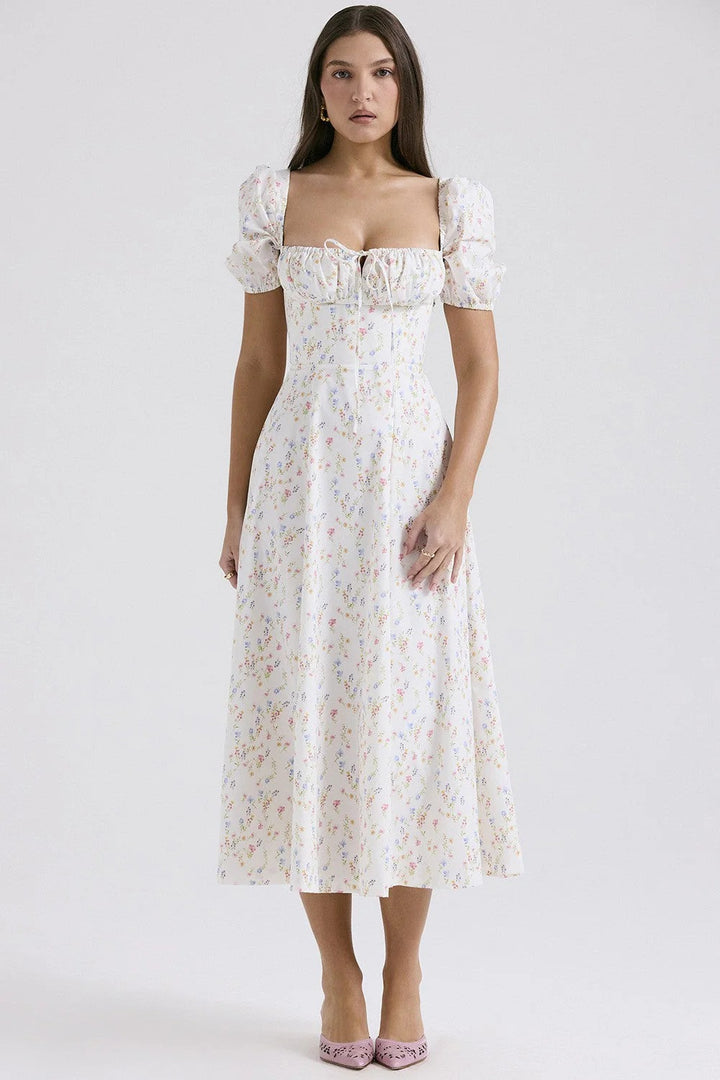 Pleated Strapless Elegant Dress