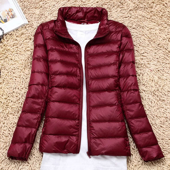 Women's Lightweight Hooded Puffer Jacket – Packable Quilted Winter Coat