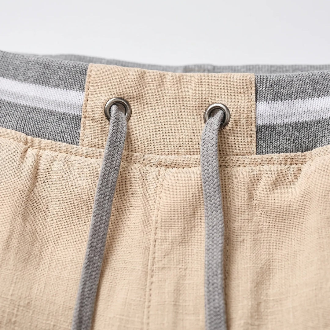 The Sacramento Men's Drawstring Linen Summer Shorts
