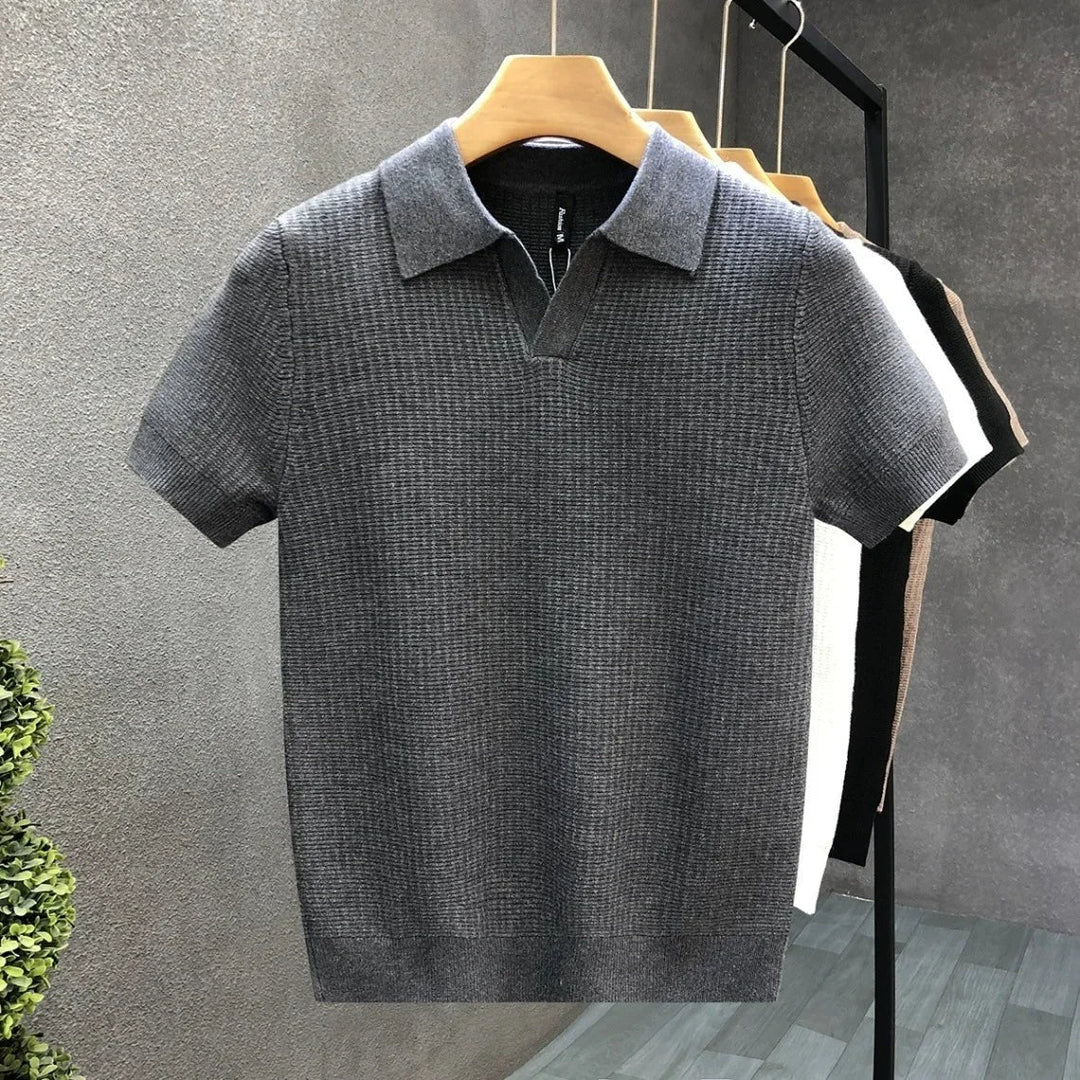 The Stromboli Men's Smart Knit Polo Shirt