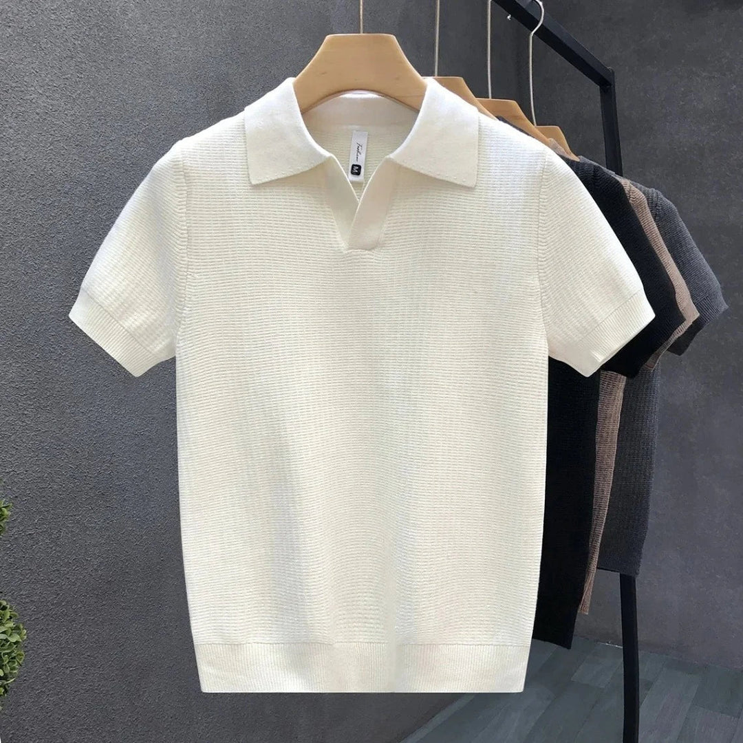 The Stromboli Men's Smart Knit Polo Shirt