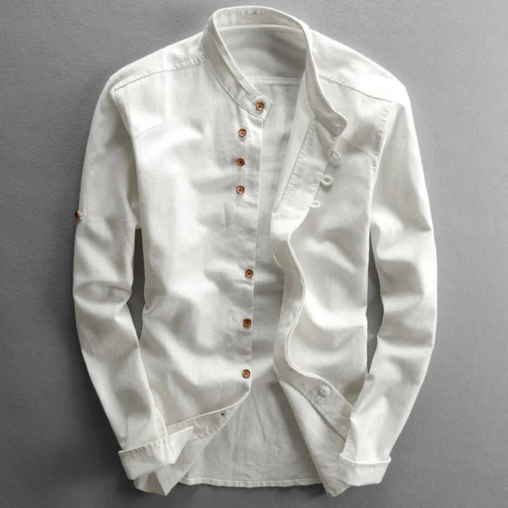 The Malibu Men's Breathable Linen Collar Shirt