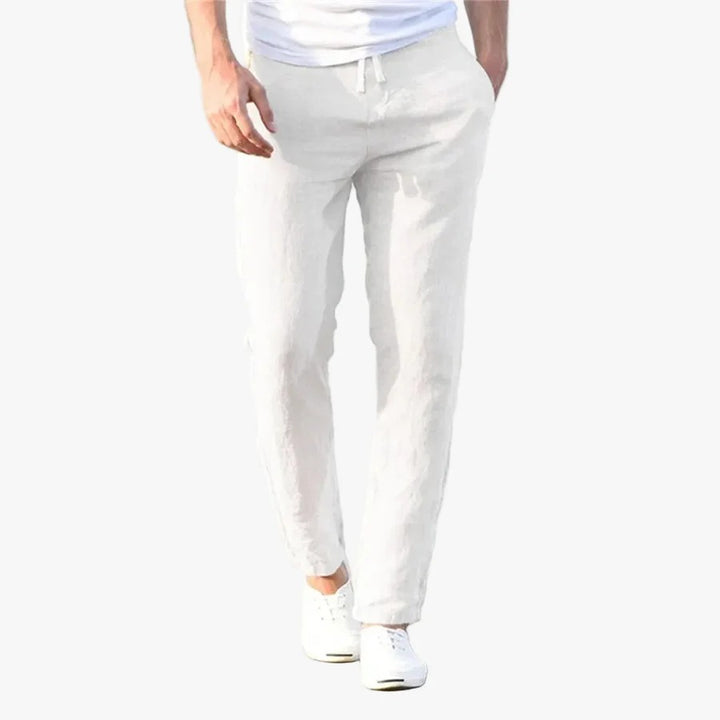 The Saratoga Men's Drawstring Linen Pants