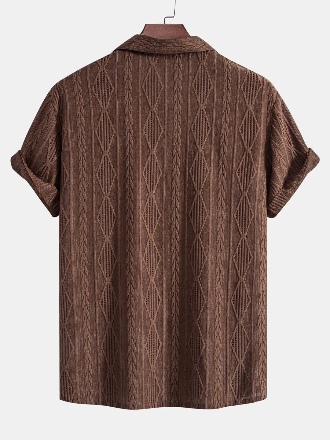 The Rutherford Men's Relaxed Fit Textured Summer Shirt