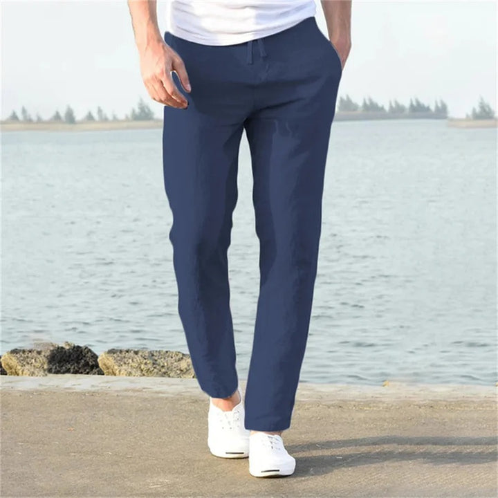 The Saratoga Men's Drawstring Linen Pants