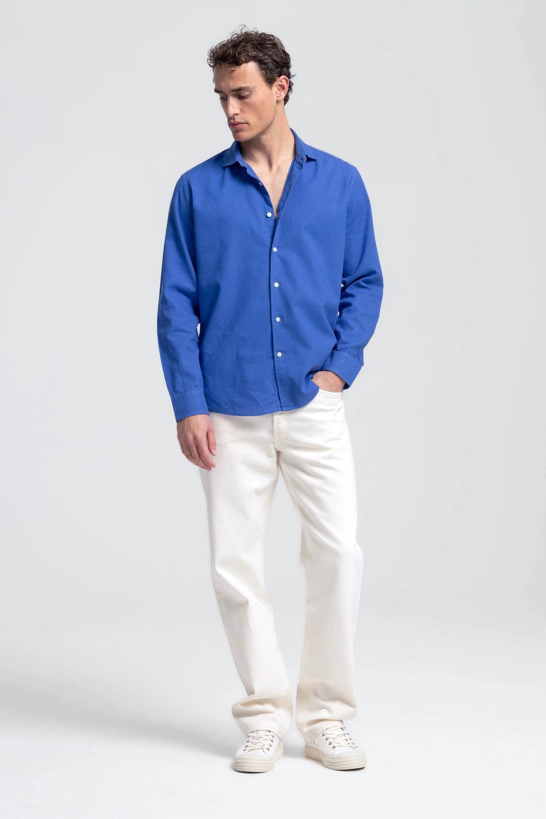 The Ravello Men's Premium Linen Button Down Shirt