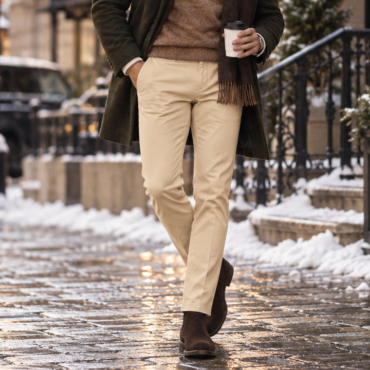 The Kingsbury Men’s Slim Fit Casual Stretch Chino Pants