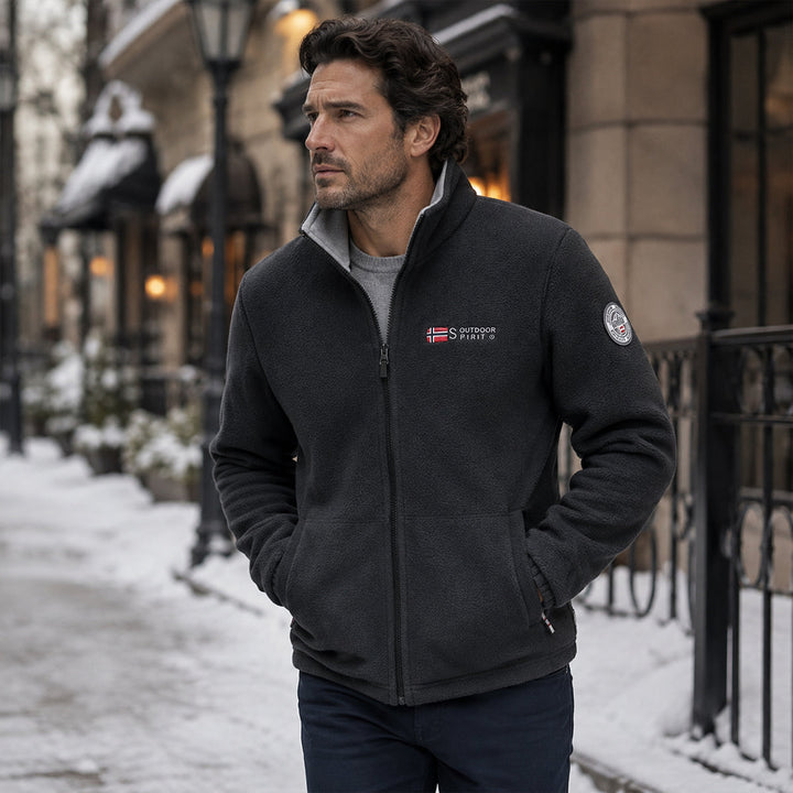 The Oslo Fleece Lined Warm Outdoor Jacket for Men