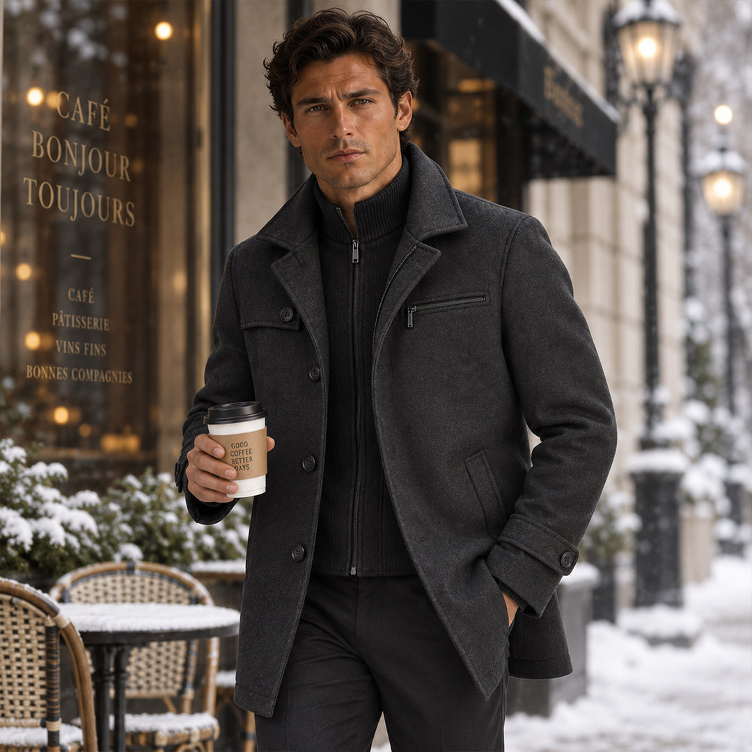 The Warwick Men’s Warm Adjustable Cuff Winter Coat
