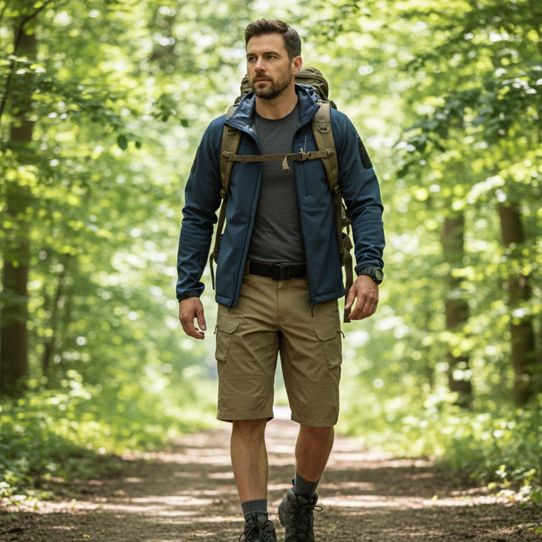 The Brookline Men’s Outdoor Lightweight Tactical Utility Cargo Shorts