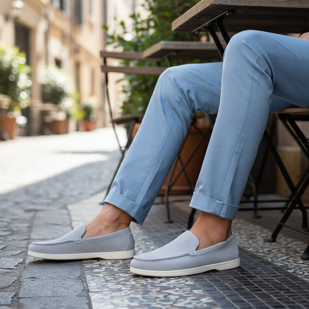 The Pisa Men’s Business Suede Slip On Loafers