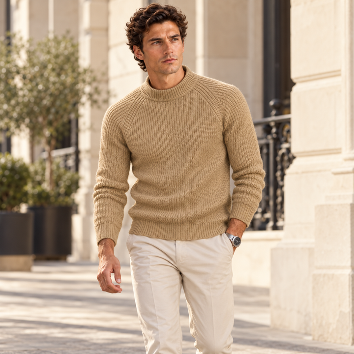 The Ely 100% Cashmere Crewneck for Men