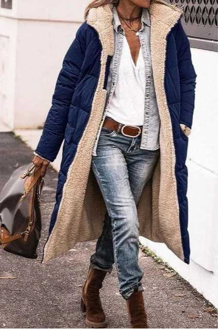 Women's Long Hooded Puffer Coat