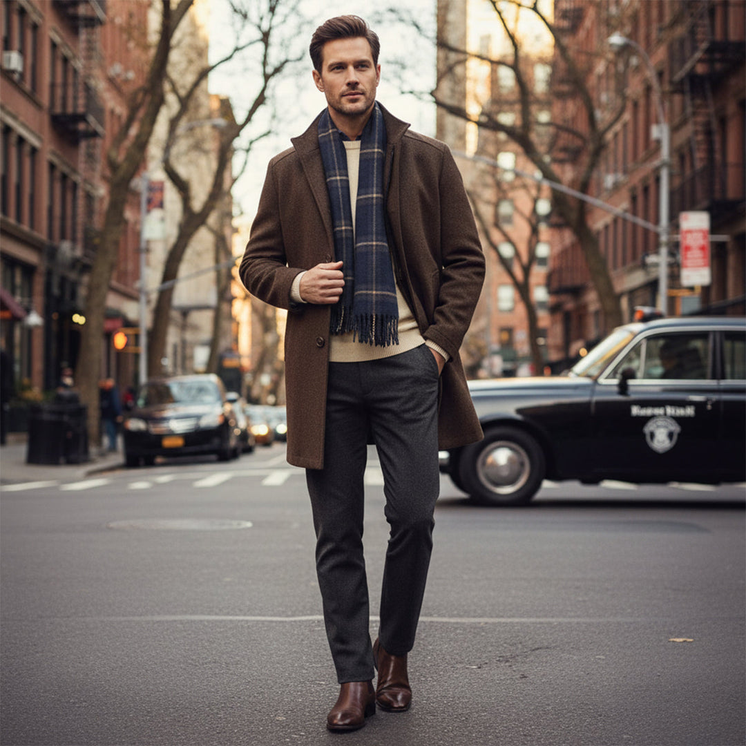 The Vienna Wool Coat – Men’s Classic Overcoat
