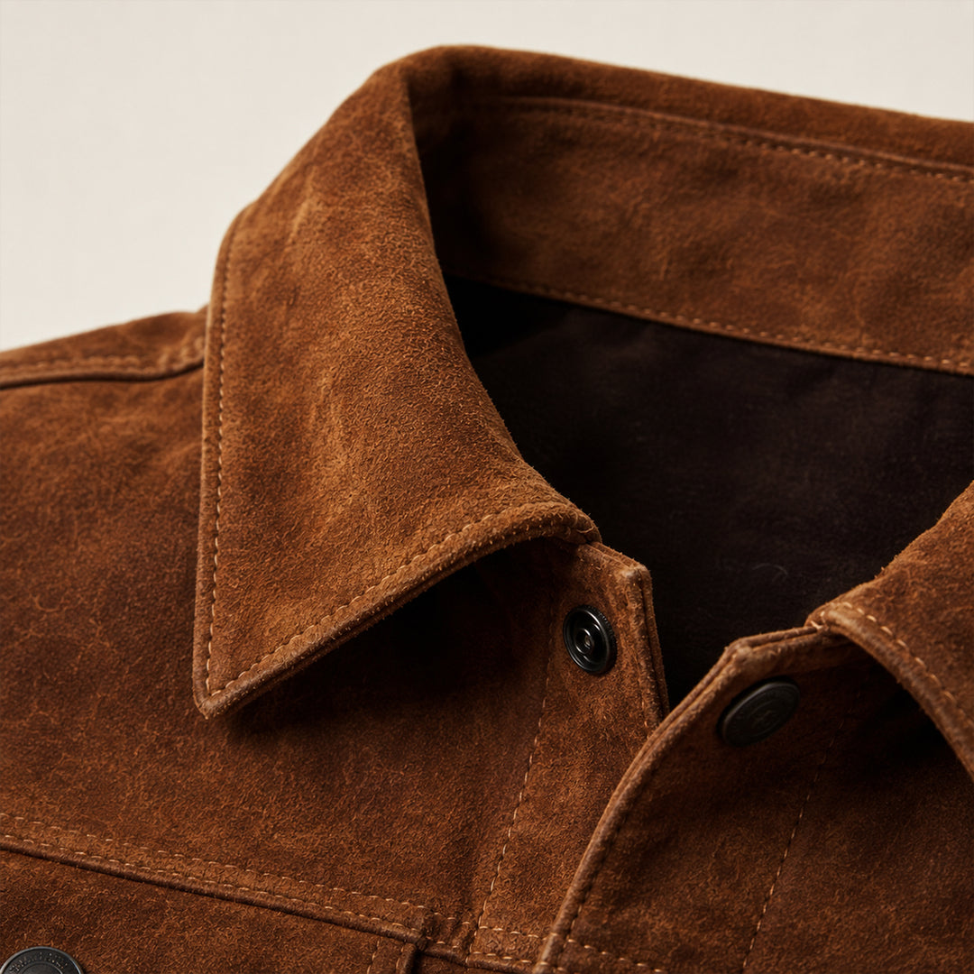 The Monferrato Men’s Retro Waxed Canvas Jacket