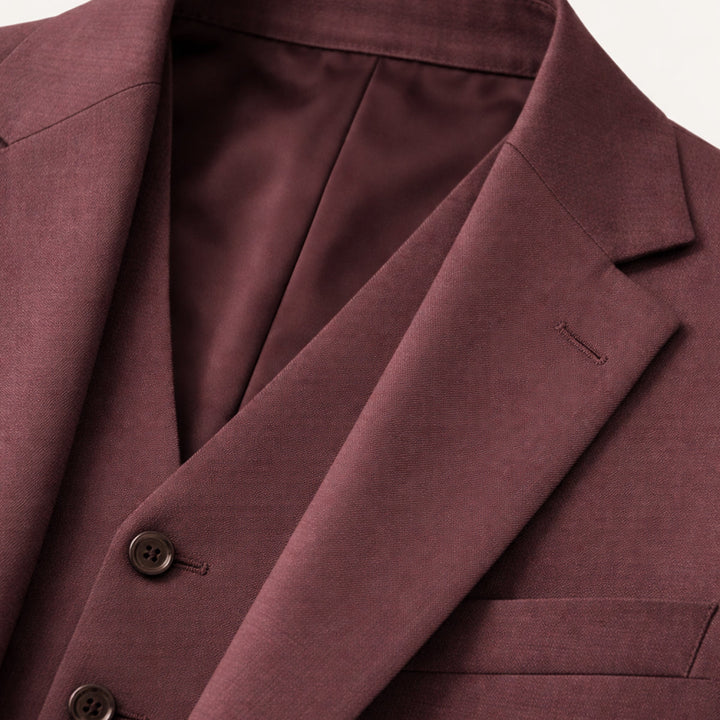 The Zermatt Men’s Elegant Linen 3 Piece Suit – Jacket, Vest & Pants