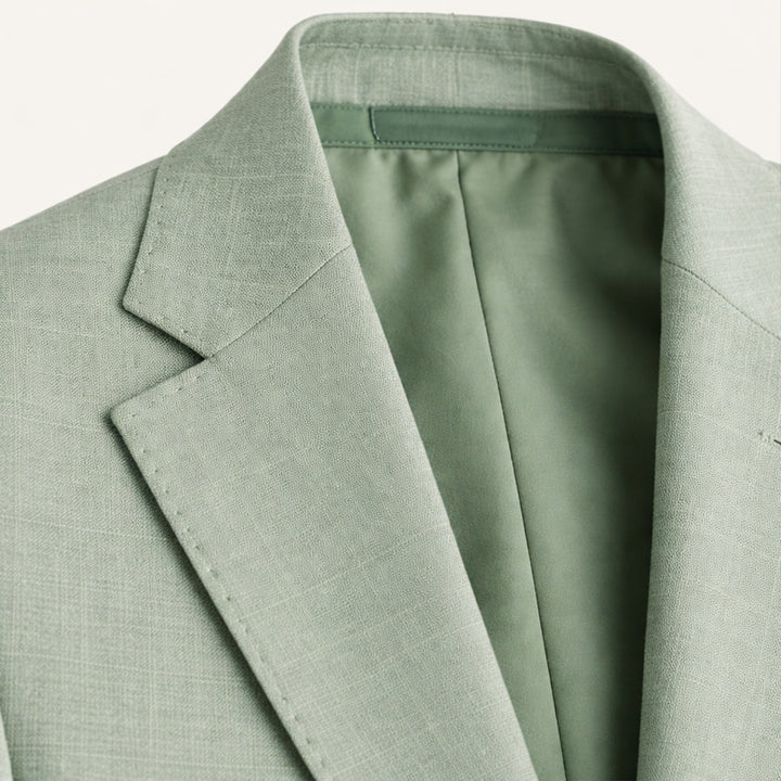 The Polignano Men’s Green 3 Piece Suit – Jacket Vest Pants