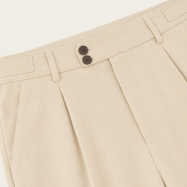The Dromana Men’s Tailored Smart Slim Fit Pleated Dress Pants