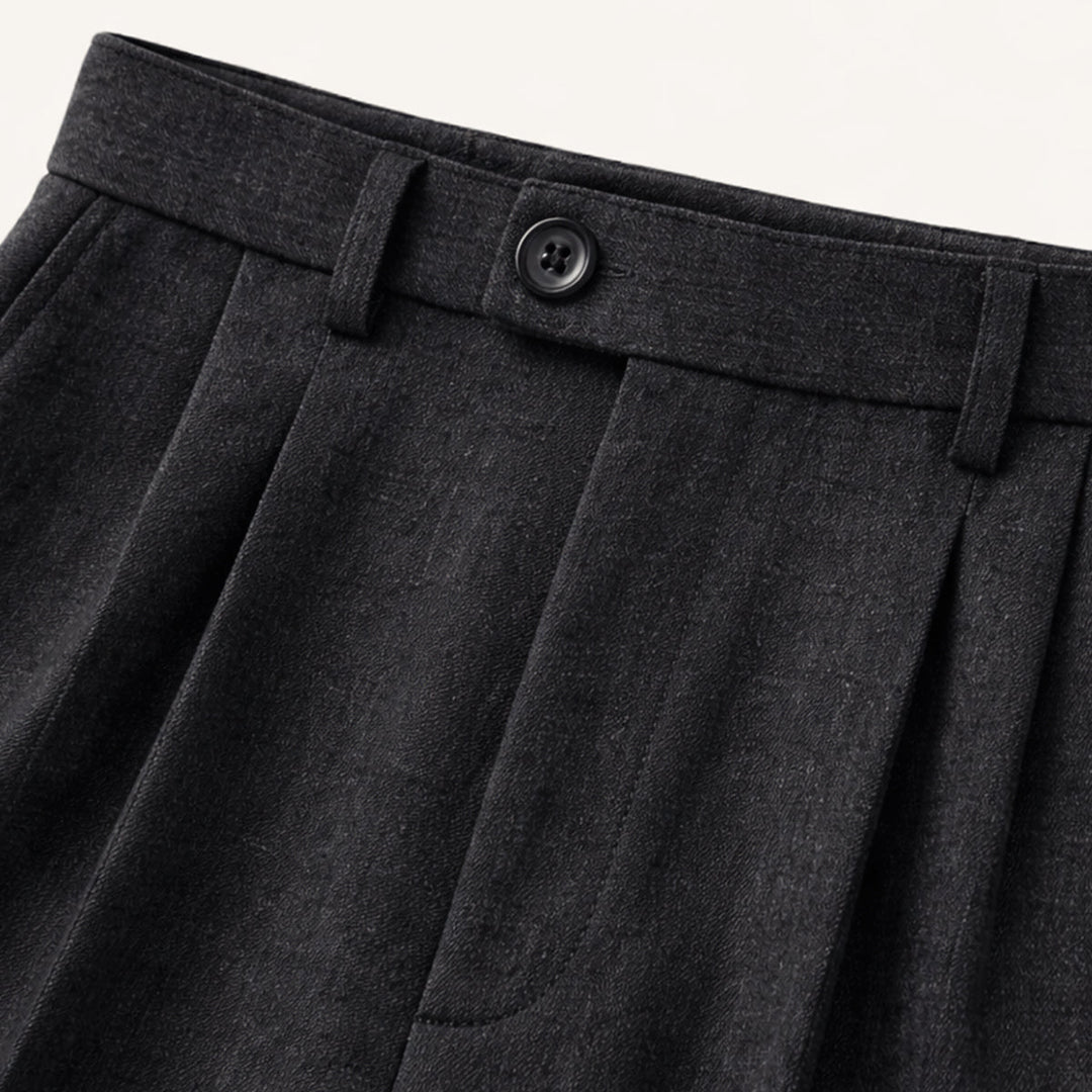 The Brighton Men’s Vintage Classic Tailored Pleated Pants