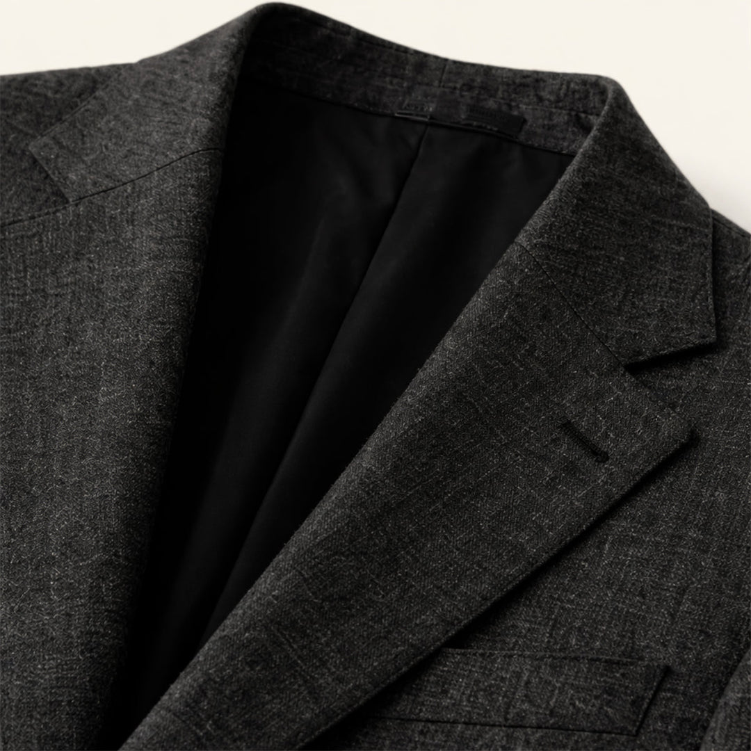 The Pinebrook Ridge Men’s Luxury Linen Wedding Suit – 2 Piece Single Breasted Set