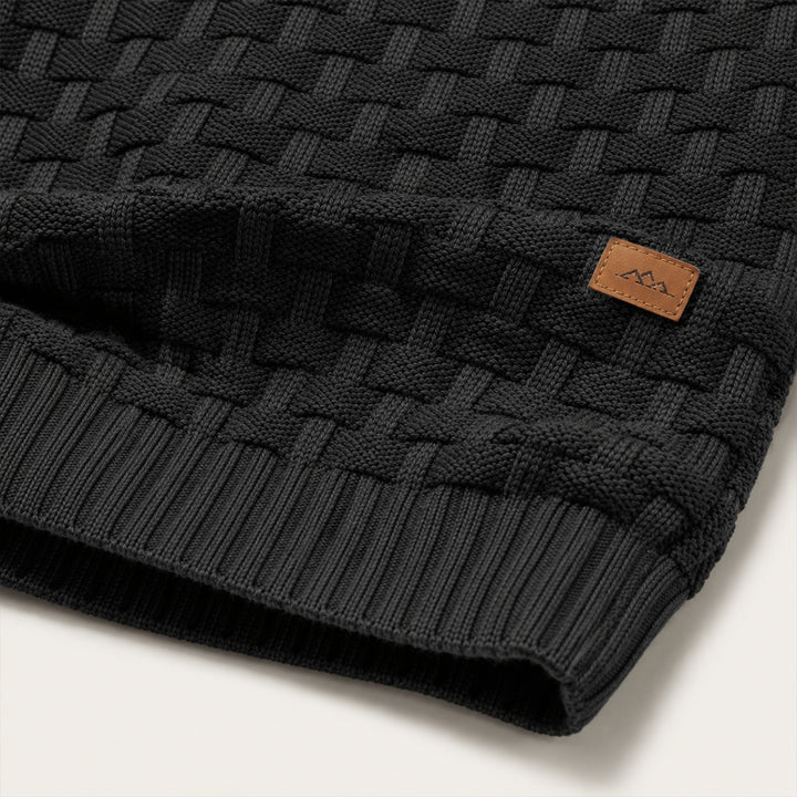 The Stirling Men's Textured Knit Winter Sweater
