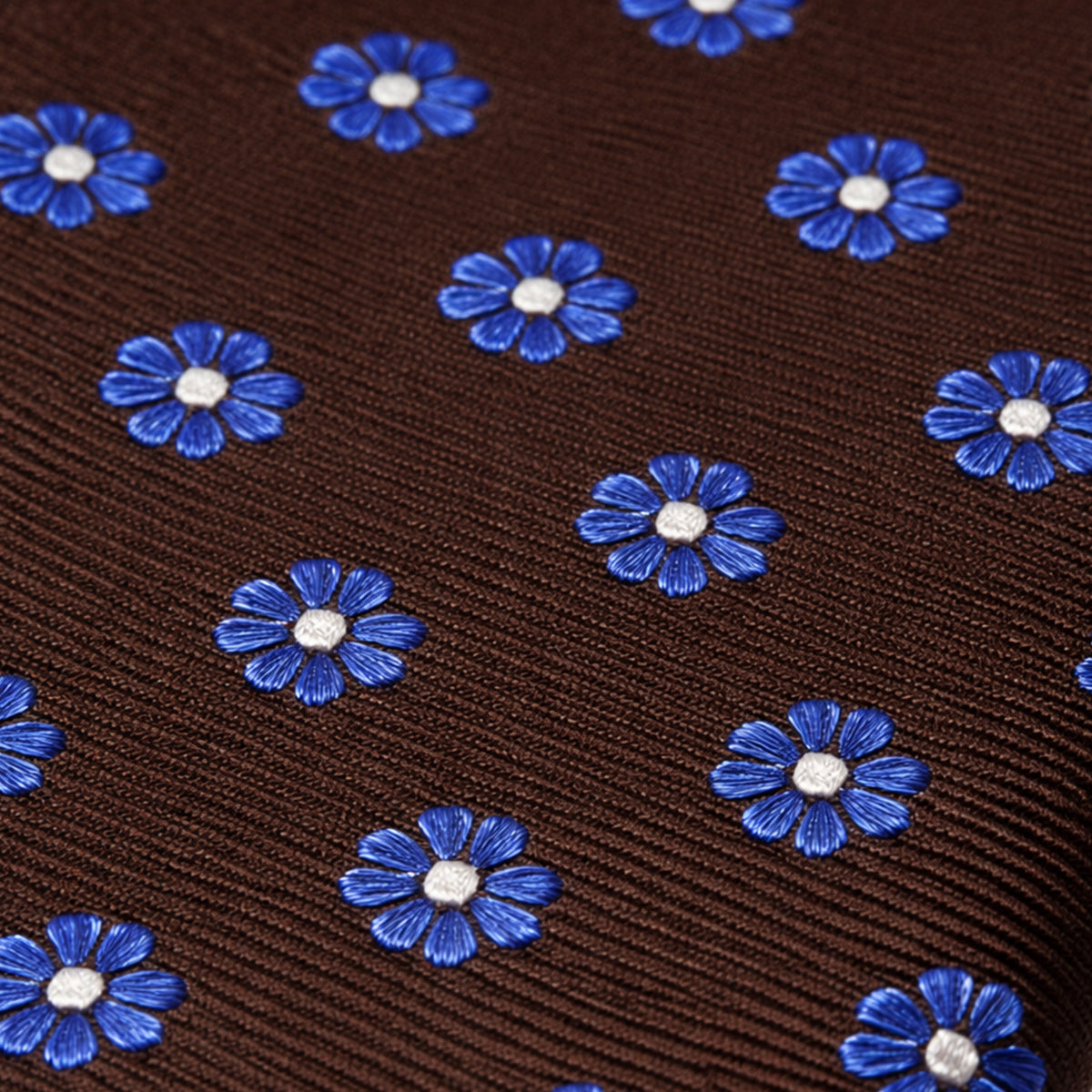 The Monterosso Men’s Luxury Silk Tie - Dark Brown