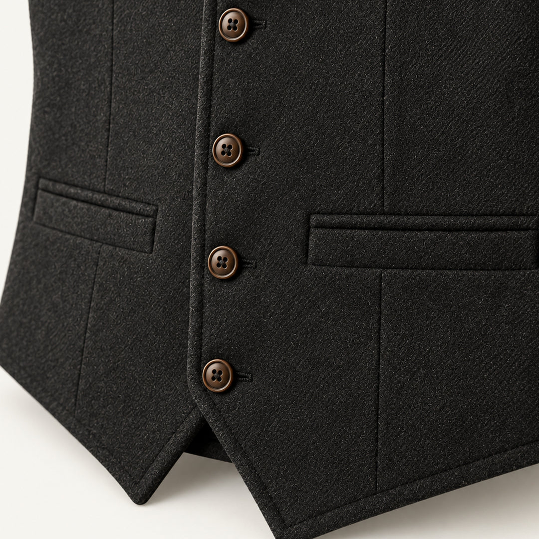 The St. Andrews Men's Elegant Button Up Vintage Vest