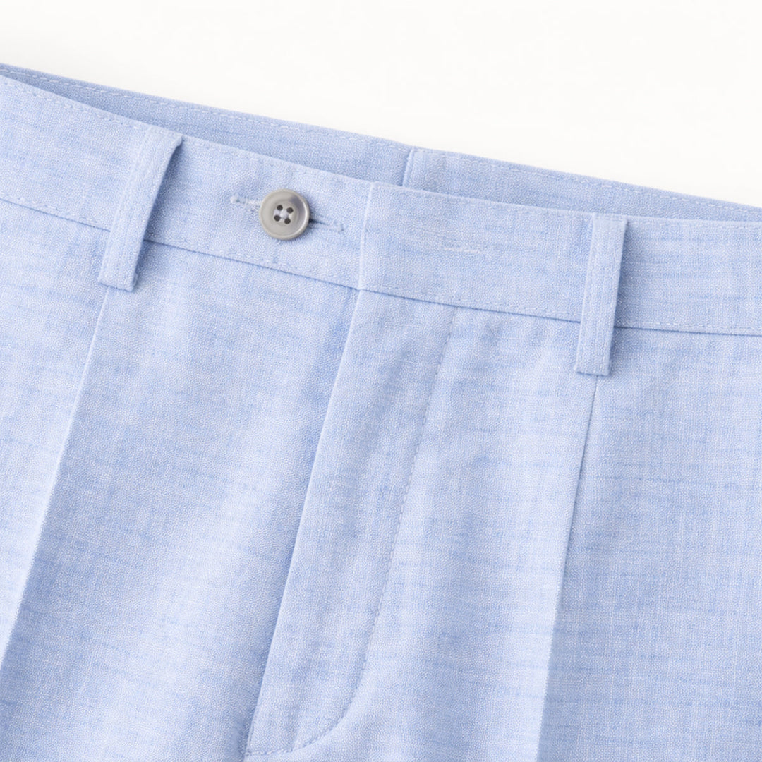 The Ashford Ridge Men’s Elegant Linen Wedding Suit – 2 Piece Single Breasted Set