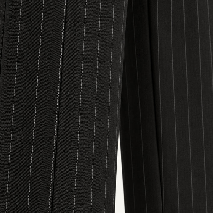 The Freycinet Men’s Lightweight Smart Casual White Pinstripe Dress Pants