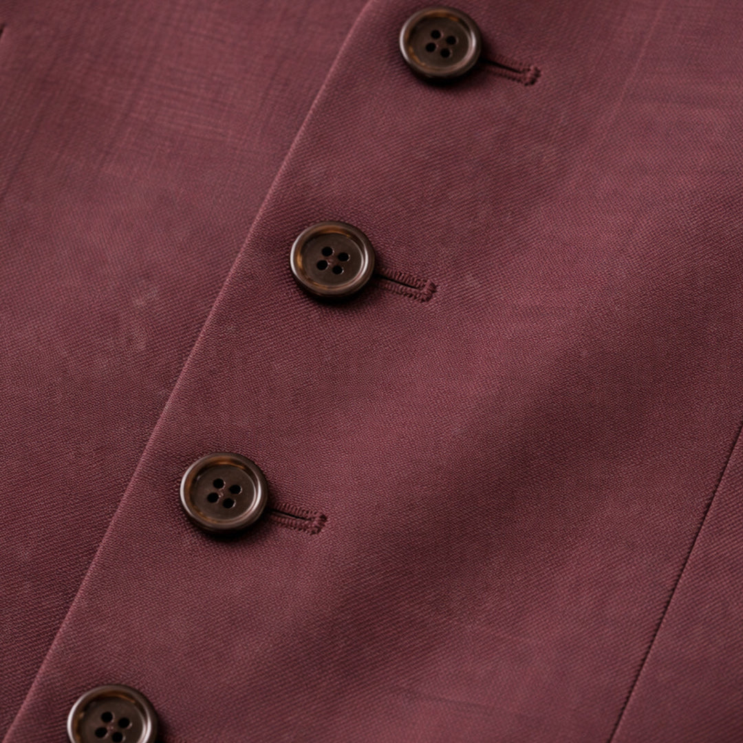 The Zermatt Men’s Elegant Linen 3 Piece Suit – Jacket, Vest & Pants