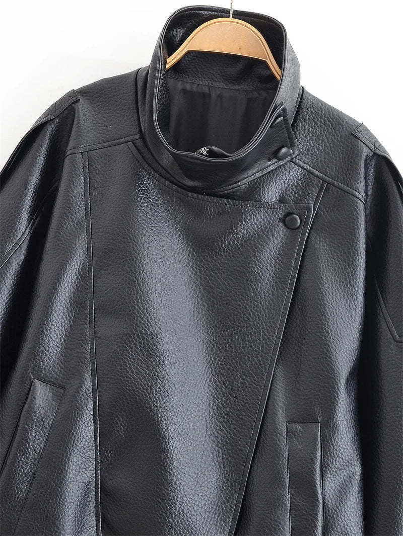 Women's Classic High Collar Bomber Jacket