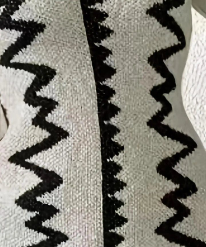 Women's Geometric Stripe Sweater Dress