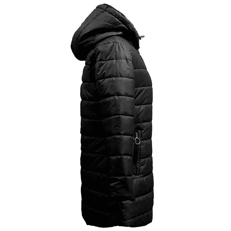 Women's Hooded Fleece Lined Puffer Coat